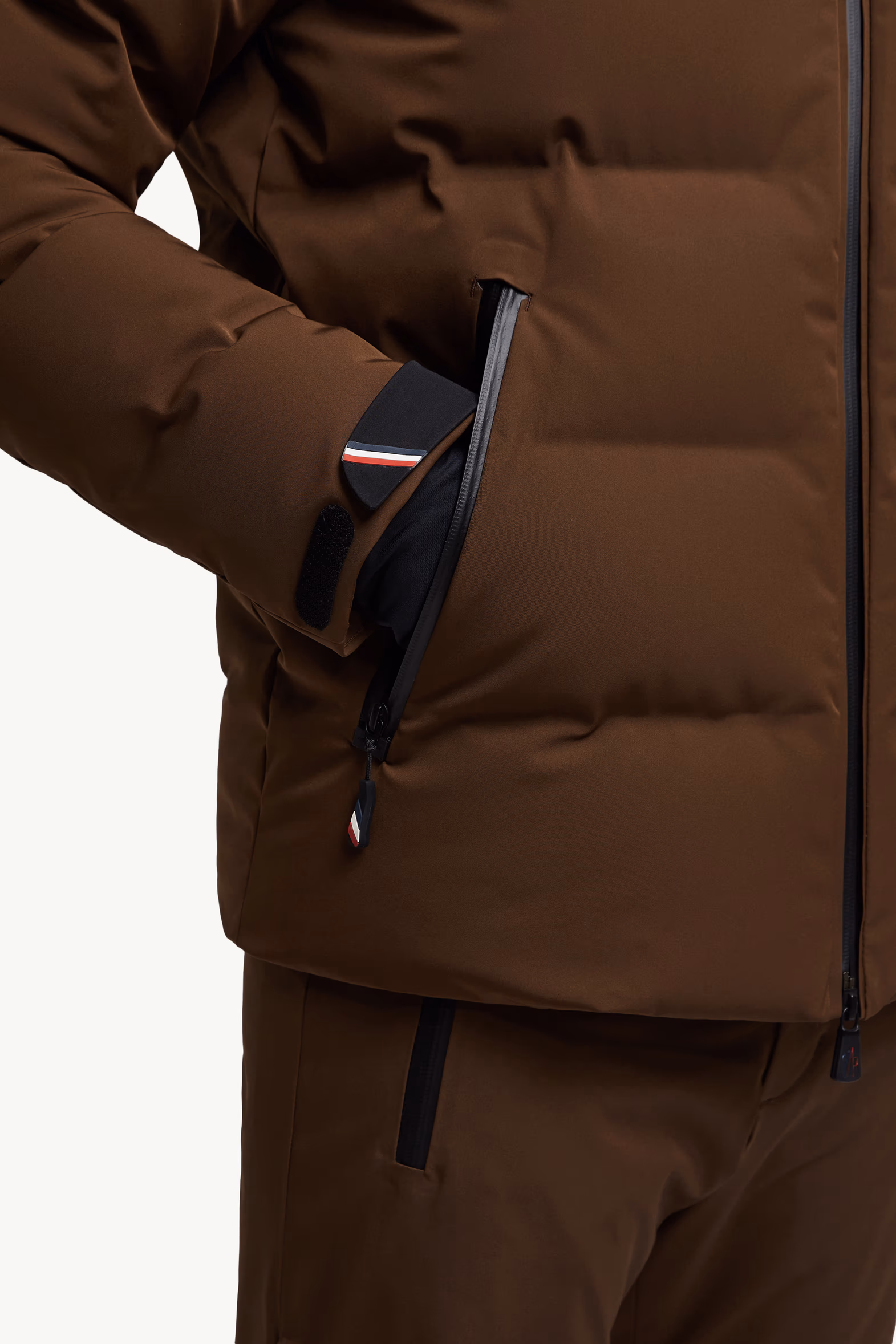 Montgetech Short Down Jacket Men Brown Moncler 7